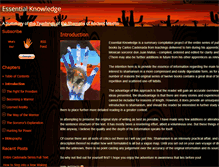 Tablet Screenshot of essential-knowledge.net